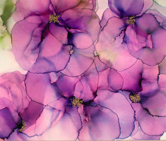African Violets (20 x 24")