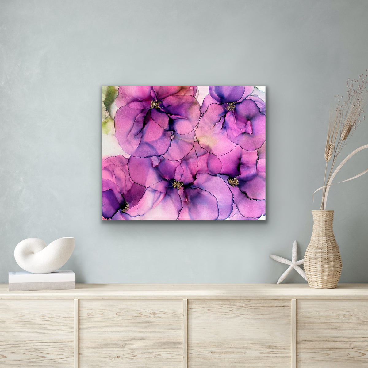 African Violets (20 x 24")